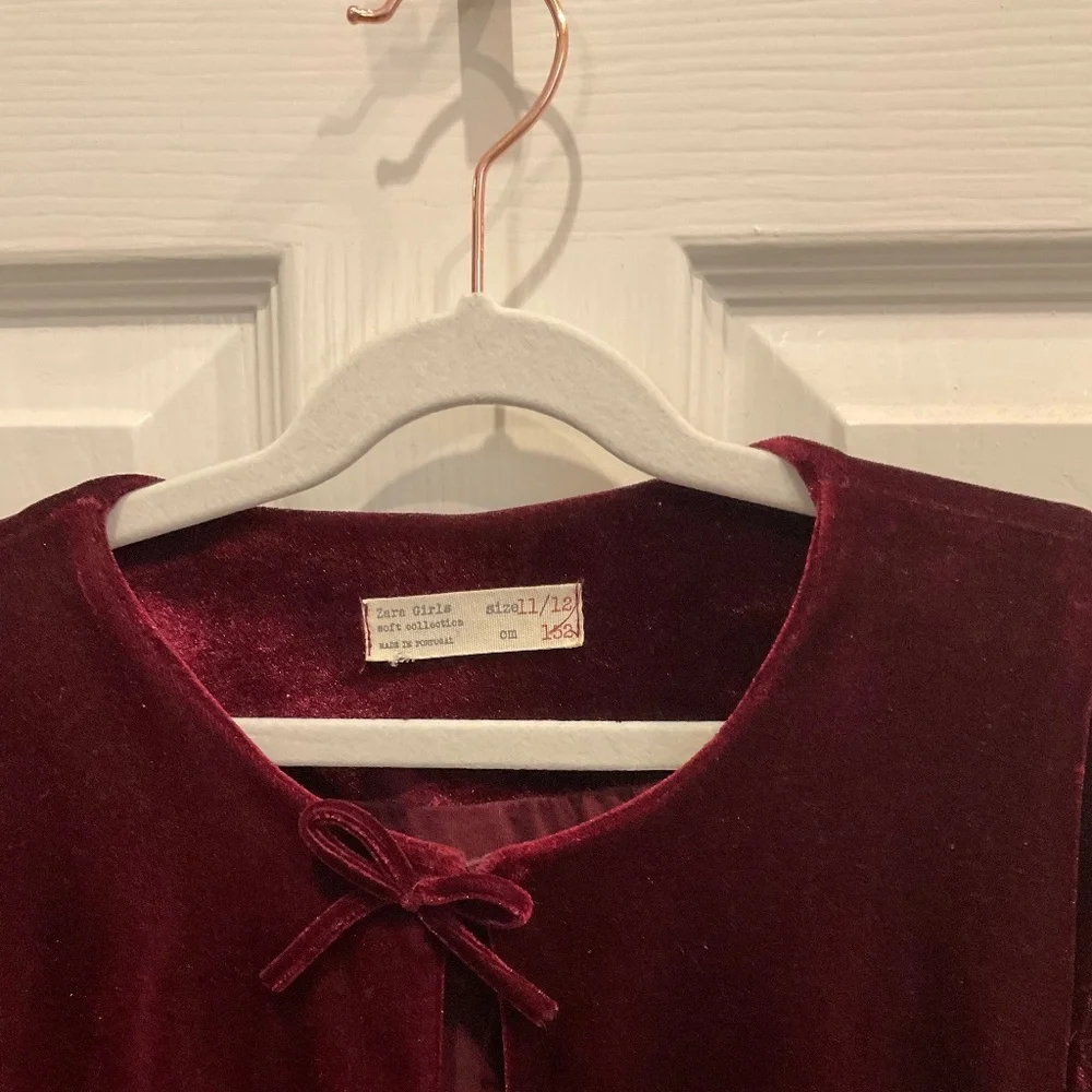 Zara Velvet Cape